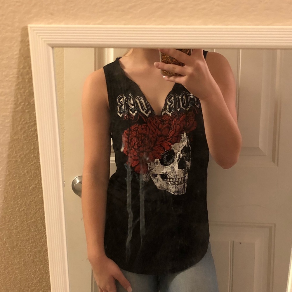 Black Rock and Roll Muscle Tee